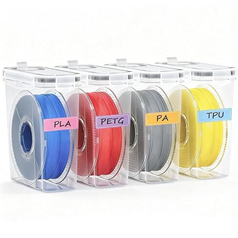 مجموعة أكياس تخزين فراغ شعيرات الطابعة ثلاثية الأبعاد 22 قطعة، TIOPY-10 أكياس تخزين سميكة للتخزين مع 10 مجففات ومشبكين للغلق، 11.8 × 13.4 بوصة، تحافظ على الشعيرات جافة، لـ PLA/PETG/TPU/ABS 1.75 مم in Kuwait