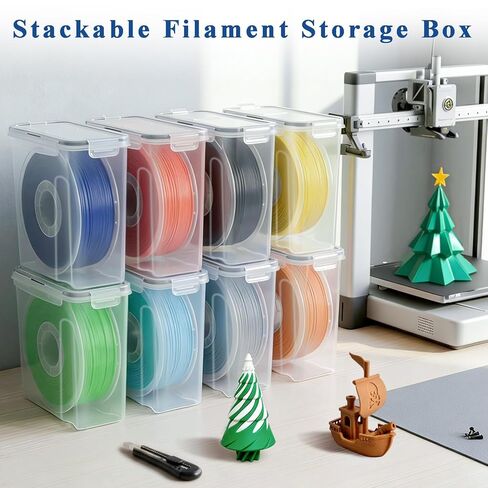 مجموعة أكياس تخزين فراغ شعيرات الطابعة ثلاثية الأبعاد 22 قطعة، TIOPY-10 أكياس تخزين سميكة للتخزين مع 10 مجففات ومشبكين للغلق، 11.8 × 13.4 بوصة، تحافظ على الشعيرات جافة، لـ PLA/PETG/TPU/ABS 1.75 مم in Kuwait