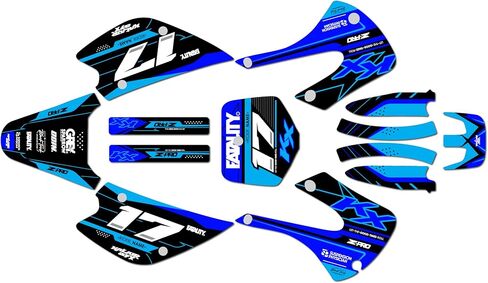 Graphics Kit for Kawasaki KX85 / KX100 (2001-2013) AXIS Series Green-Shift 9 Mil - Easy Go - Dirt Pit Bike Motorcycle Sticker, Dirtbike Racing Decal Motocross Accessories no-Plastics in Saudi Arabia