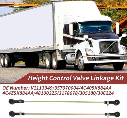 No.48100225 19.1"-19.7" Height Control Valve Adjustable Linkage Rod Kit for Volvo VNL 670 Gen 1 1996-2003 for Semi-truck Heavy Commercial Vehicles in Saudi Arabia