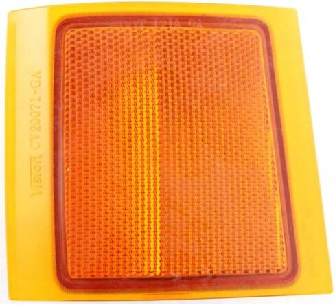 Side Reflector For Chevrolet C1500 K1500 1994 To 1999 C2500 K2500 1994 To 2000 Front Right Side, Amber, Plastic GM2551143 5977460 in Saudi Arabia