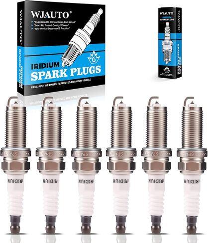 Iridium Spark Plugs 6 Pack, Pre-Gapped OEM Replacement for Toyota Camry RAV4 Highlander 4Runner Sienna Tundra, Lexus RX350 ES350 IS350 in Kuwait