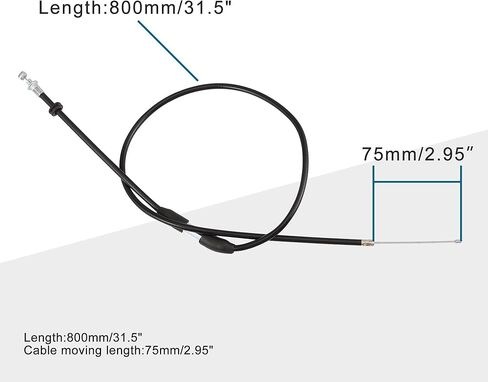GOOFIT 31.5" Throttle Cable for 70cc 90cc 110cc Horizontal Engine Chinese ATV Four Wheeler Dune Buggy Doom Buggy Quad Bike in Saudi Arabia