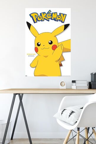Pokémon - Pikachu Feature Series Wall Poster, 34L" x 22.4W", Unframed Version in Saudi Arabia