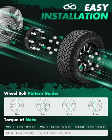 SCITOO 4PCS 8x6.5 to 8x180 Wheel Adapters 1.5 inch 14x1.5 Studs fit for 2001-2010 for Silverado 2500HD 2001-2007 for Silverado 3500 Wheel Adapters Kit 8x165.1mm to 8x180mm 130mm Center Bore 8 Lug in Saudi Arabia
