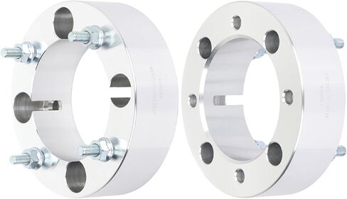 SCITOO 2 قطعة 2 بوصة فواصل عجلات 4x137 ترصيع 10x1.25 110 مم 4 فواصل عجلات لا مركزية مناسبة لـ Kawasaki Mule 600 Prairie 360 ​​Brute Force 650 Bayou 250 Prairie 700 Bayou 300 Prairie 650 in Saudi Arabia
