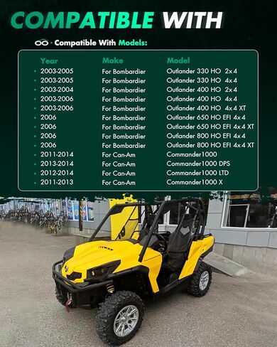 SCITOO 2 قطعة 2 بوصة فواصل عجلات 4x137 ترصيع 10x1.25 110 مم 4 فواصل عجلات لا مركزية مناسبة لـ Kawasaki Mule 600 Prairie 360 ​​Brute Force 650 Bayou 250 Prairie 700 Bayou 300 Prairie 650 in Saudi Arabia