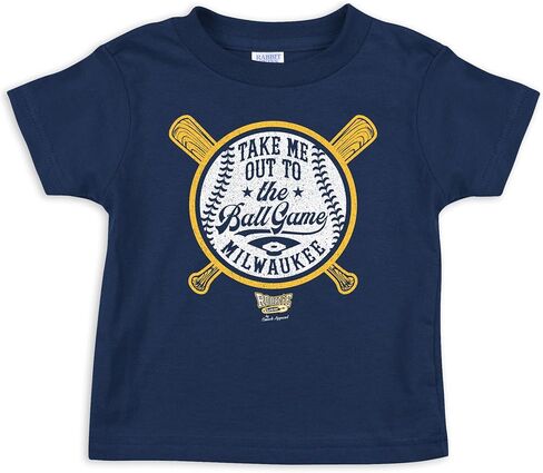 Take Me Out to The Ball Game Baby Apparel for Milwaukee Baseball Fans (NB-7T) in Saudi Arabia