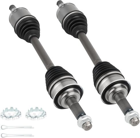Front CV Axle Shaft Assembly Fit for Toyota Tundra 2000-2006, for Toyota Sequoia 2001-2007 3.4L 4.0L 4.7L V6 V8 4WD, Left and Right CV Joint Shaft, Replacement for 66-5194, 2 pack in Saudi Arabia