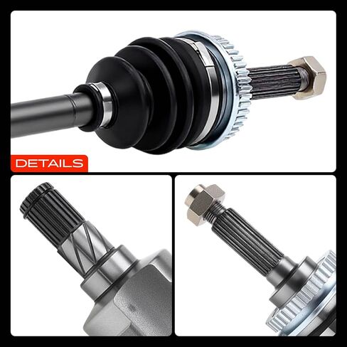 A-Premium CV Axle Shaft Assembly Compatible with Chevrolet Metro 1998-2000 & Geo Metro 1995-1997, Front Left Driver Side, Replace# 30018145 in Saudi Arabia