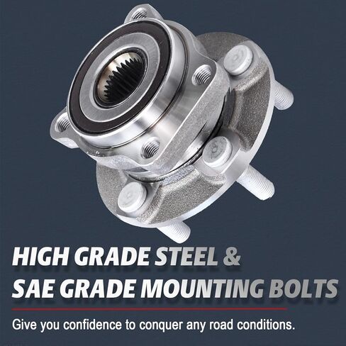 ALLCOMBO Front CV Axle Wheel Bearing Hub for 2009 2010 2011 2012 2013 Subaru Forester, 2011 2012 2013 2014 Impreza, 2007 2008 2009 Subaru Legacy, 2013 2014 WRX XV Crosstrek Assembly Kit Replacement in Saudi Arabia
