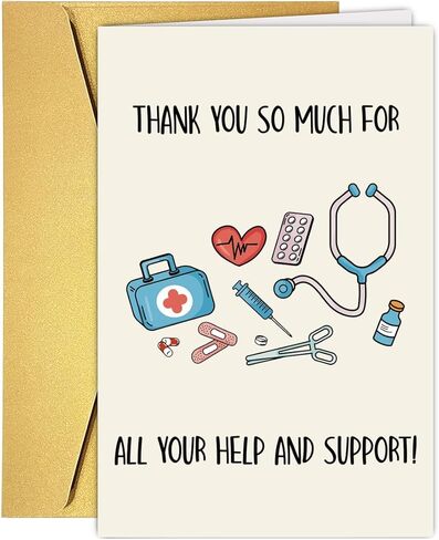 Cute Thank You Appreciation Card Gift for Doctor Nurse, Cute Nursing Preceptor Gifts, Gratitude Card for Doctor Nurse, Doctor Day for Him her in Saudi Arabia