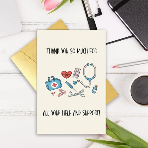 Cute Thank You Appreciation Card Gift for Doctor Nurse, Cute Nursing Preceptor Gifts, Gratitude Card for Doctor Nurse, Doctor Day for Him her in Saudi Arabia