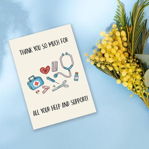 Cute Thank You Appreciation Card Gift for Doctor Nurse, Cute Nursing Preceptor Gifts, Gratitude Card for Doctor Nurse, Doctor Day for Him her in Saudi Arabia