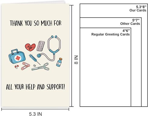 Cute Thank You Appreciation Card Gift for Doctor Nurse, Cute Nursing Preceptor Gifts, Gratitude Card for Doctor Nurse, Doctor Day for Him her in Saudi Arabia