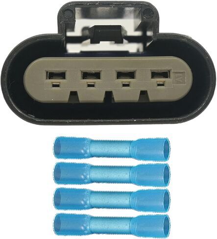 موصل مضخة الوقود ضفيرة التوصيل S-1265 1P2604 15306360 PT1492 يصلح لجي إم سي يوكون Xl 1500 2500 سافانا 3500 كانيون | مناسب لسيارة تشيفي تاهو كولورادو إكسبريس Hhr سوبربان أفالانش 03-09، 4 دبابيس in Kuwait