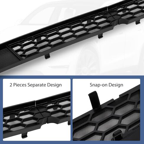 Front Grill Mesh Insert Compatible with Tesla Model Y Juniper 2025 2026, Front Air Inlet Vent Grille Cover Insect Protection Accessories Replacement for Model Y Juniper 2026 Black in Kuwait
