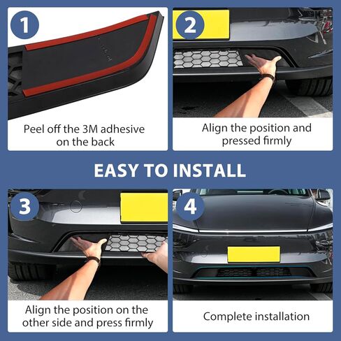 Front Grill Mesh Insert Compatible with Tesla Model Y Juniper 2025 2026, Front Air Inlet Vent Grille Cover Insect Protection Accessories Replacement for Model Y Juniper 2026 Black in Kuwait