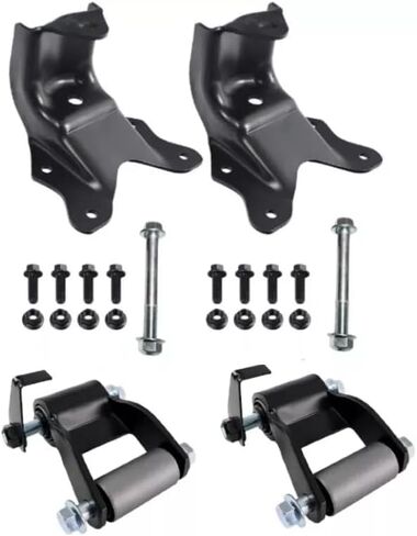 Leaf Spring Hanger Shackle Bracket and Shackle Kit Replacement for 1999-2007 Ford F250 F350 Super Duty F450 F550 Excursion Truck in Kuwait