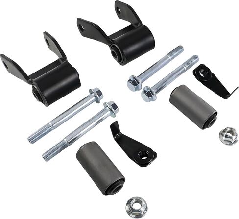 Leaf Spring Hanger Shackle Bracket and Shackle Kit Replacement for 1999-2007 Ford F250 F350 Super Duty F450 F550 Excursion Truck in Kuwait