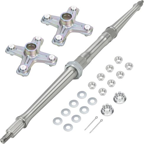 M MATI Rear Axle Shaft & Wheel Hubs Kit for Yamaha Warrior 350 YFM350X B-anshee 350 YFZ350 1987-2004 3GD-25381-00-00 1PE-F53K0-00-00 in Kuwait