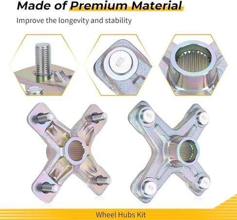 M MATI Rear Axle Shaft & Wheel Hubs Kit for Yamaha Warrior 350 YFM350X B-anshee 350 YFZ350 1987-2004 3GD-25381-00-00 1PE-F53K0-00-00 in Kuwait