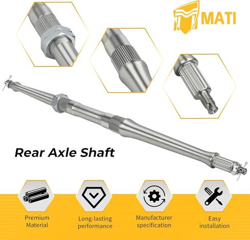 M MATI Rear Axle Shaft & Wheel Hubs Kit for Yamaha Warrior 350 YFM350X B-anshee 350 YFZ350 1987-2004 3GD-25381-00-00 1PE-F53K0-00-00 in Kuwait