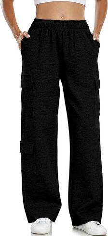 Inno 28 "31" 34 "36" إمرأة البضائع Sweatpants Y2K عادية فضفاض بنطال ذو قصة أرجل واسعة قطن عداء ببطء موضة 2026 عصري in Saudi Arabia