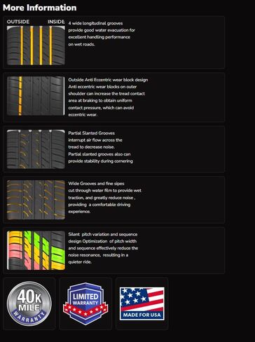 إطار رياضي A/S 255/40ZR21 105Y 500AA BSW in Kuwait