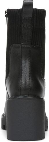 Bar III Womens Versuz Leather Ankle Ankle Boots Black 9.5 Medium (B,M) in Kuwait