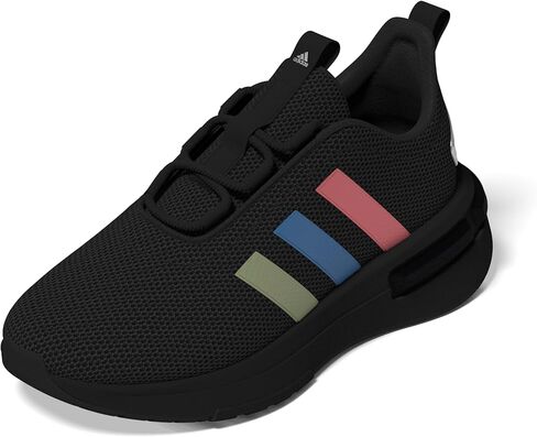 adidas Racer TR23 Sneaker, Black/Silver Metallic/Black, 2.5 US Unisex Little Kid in Kuwait
