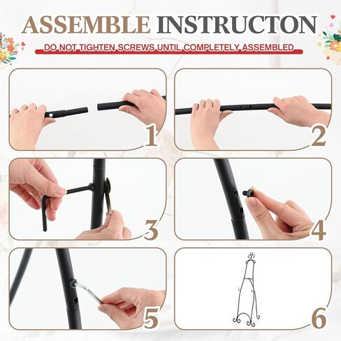 1 Pcs 71.25"H Extra Large Wedding Black Metal Scroll Easel Stand Floor-Standing Vintage Rustic Adjustable Display Stand Easel with Chain Support for Sign Wedding Picture Poster Frame Mirror in Saudi Arabia