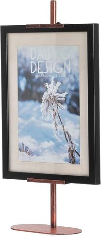 حوامل الصور للعرض، حامل سطح الطاولة قابل للتعديل لإطارات الصور حتى 17.5 بوصة، حامل عرض فني معدني لصور علامات الرسم، حامل عتيق مع قاعدة لمعارض المكاتب المنزلية in Kuwait