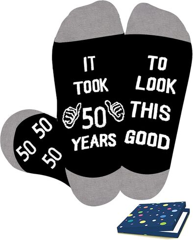 13 18 40 50 60 70 Year Old Boy Gift Ideas, Birthday Socks in Kuwait