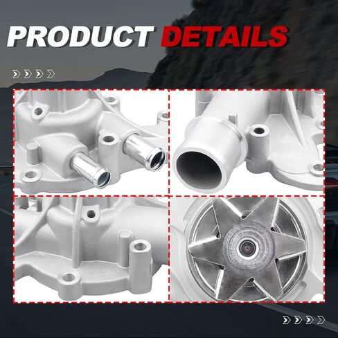 Engine Water Pump Automotive w/Gasket 1251920 43065 Compatible for Ford Mustang 5.0L 1994 1995 in Saudi Arabia