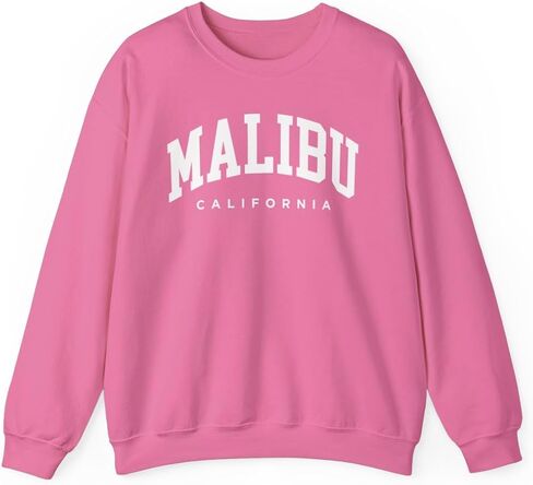 Malibu California Adult Unisex Crewneck Sweatshirt in Saudi Arabia
