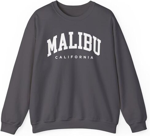 Malibu California Adult Unisex Crewneck Sweatshirt in Saudi Arabia