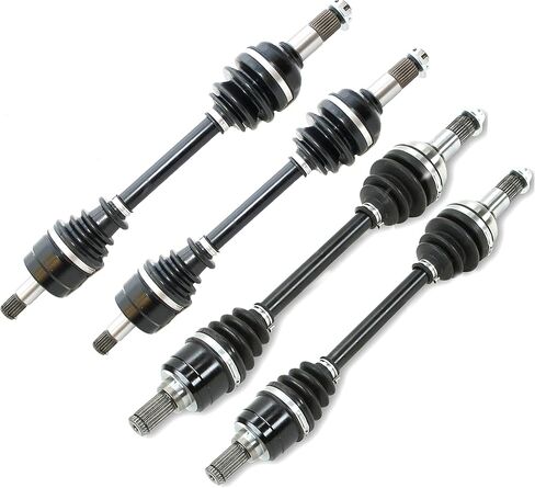 Full Set 4 CV Axles Fits 2009-2014 Yamaha Grizzly 550; 2007-2013 Grizzly 700 Front and Rear, Left and Right - Y300300331331 in Saudi Arabia