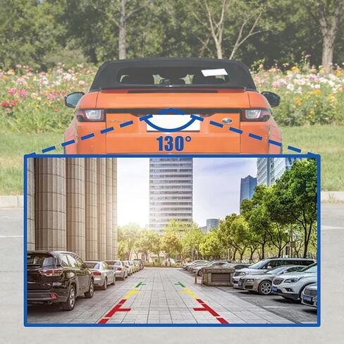 Rear View Backup Camera Compatible with Land Rover Range Rover Evoque 2012-2017, Parking Reversing Assist, BJ32-19H422-AB in Kuwait