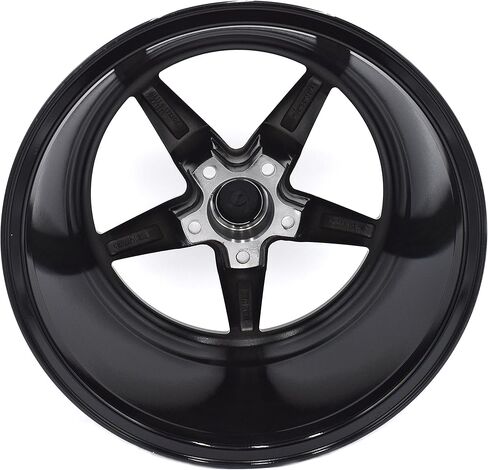 عجلة سحب خلفية VMS Racing Black V Star 17X10 5X120 |5x4.75| +44 شرقًا |7.25 بوصة BS| in Kuwait