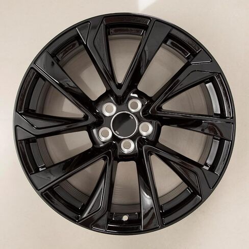 حافة عجلة ألومنيوم جديدة مقاس 18 بوصة لسيارة Toyota Corolla 2019 2020 2021 2022 2023 2024 وجه أسود مُشكَّل مقاس 18 × 8 بوصة مجموعة إطارات سيارة بديلة مكونة من 4 قطع in Kuwait