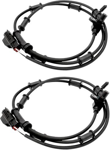 ABS Wheel Speed Sensors Compatible with Dodge Ram 2500/Ram 3500 2003 2004 2005,2PC Front Driver and Passenger ABS Sensor Replace 5103493AA in Kuwait