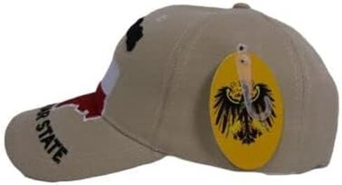 Trade Winds State of Texas Lone Star Map Flag Khaki Acrylic Embroidered Cap Hat in Saudi Arabia
