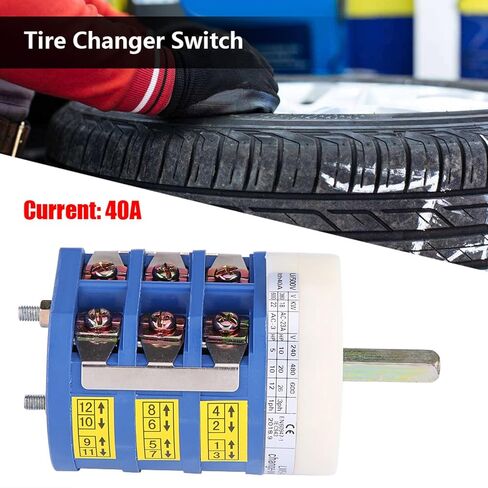 220V/380V 40A Tyre Changer Machine Reverse Switch Turn Table Pedal Switch Tire Changer Switch Tire Changer Switch Forward Reversing Switch T2M20508-0567 in Kuwait