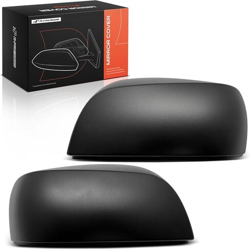 A-Premium 2 PCS Driver and Passenger Side Rearview Mirror Covers Caps - Compatible with Subaru Forester 2014-2018, Impreza 2012-2014, XV Crosstrek 2013-2014 - Smooth Black, Without Turn Signal Hole in Saudi Arabia