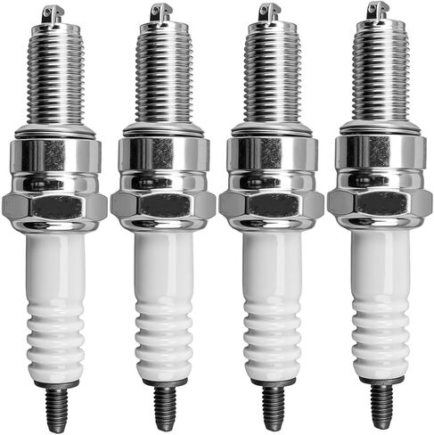 Iridium Spark Plug Fit for Polaris Yamaha Suzuki Kawasaki Replace CR9EIX 3521 CR7E CR8E G57C G59C 6263 CR9E, Motorcycle Spark Plugs, 4PCS in Saudi Arabia