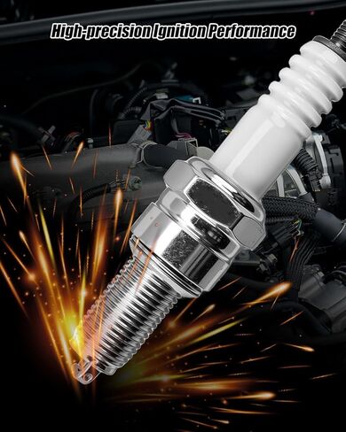 Iridium Spark Plug Fit for Polaris Yamaha Suzuki Kawasaki Replace CR9EIX 3521 CR7E CR8E G57C G59C 6263 CR9E, Motorcycle Spark Plugs, 4PCS in Saudi Arabia