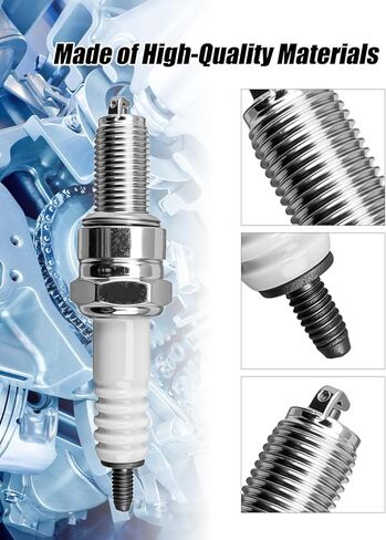 Iridium Spark Plug Fit for Polaris Yamaha Suzuki Kawasaki Replace CR9EIX 3521 CR7E CR8E G57C G59C 6263 CR9E, Motorcycle Spark Plugs, 4PCS in Saudi Arabia