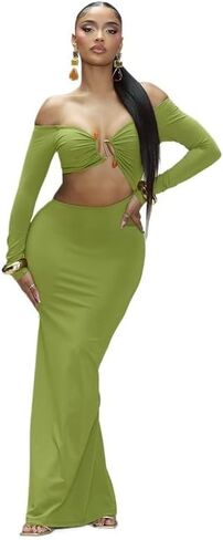 Women Sexy Hollow Out Bodycon Dress Long Sleeve Belly Cutout Maxi Long Dresses for Cocktail Party Festival Dress in Saudi Arabia