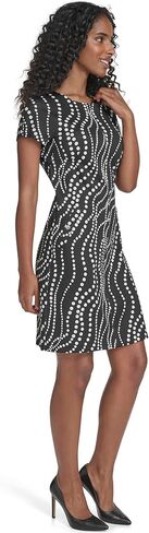 Tommy Hilfiger Women's Short Cap Sleeve Shift Dress with Mock Pockets in Saudi Arabia